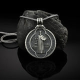 Saint Benedict Medallion Ward Off Evil Necklace