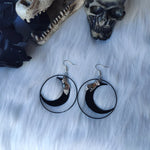 black Moon and Hand Hoop Earrings Pendant Big Crescent Witchy Gothic Goddess Magic classical original 2020 women gift new