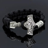 Bracelets wunjo Black Viking Mjolnir Paracord Rune Bracelet Ancient Treasures Ancientreasures Viking Odin Thor Mjolnir Celtic Ancient Egypt Norse Norse Mythology