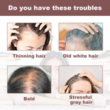 Polygonum Hair Darkening Shampoo Soap Bar Repair Gray White Hair Color To Black He Shou Wu Essence Hair Soap