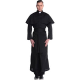 Nun Sister Habit Costume Father Priest Bishop Costume Christian Pastor Cosplay Halloween Carnival Religious Fancy Party Dress Up