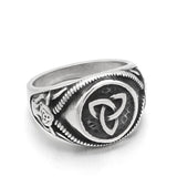 Celtic Handmade Triquetra Stainless Steel Ring Ancient Treasures Ancientreasures Viking Odin Thor Mjolnir Celtic Ancient Egypt Norse Norse Mythology