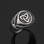 Celtic Handmade Triquetra Stainless Steel Ring Ancient Treasures Ancientreasures Viking Odin Thor Mjolnir Celtic Ancient Egypt Norse Norse Mythology