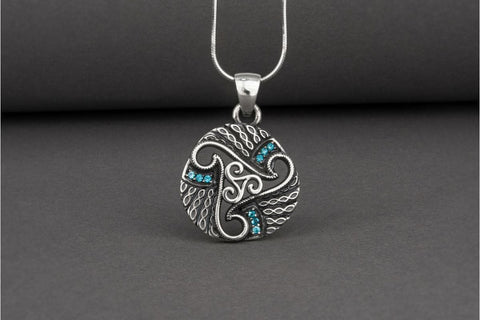 Celtic Triskelion Handmade Sterling Silver Pendant Necklace Ancient Treasures Ancientreasures Viking Odin Thor Mjolnir Celtic Ancient Egypt Norse Norse Mythology