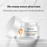 Lazy Concealer Cream Beauty V7 Natural Nude Makeup Instant Whitening Moisturizing Cream Vitamin H Nourish Skin Care Product 50g