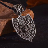 New Magicun Viking~deer knot amulet Viking Compass Vegvisir Pendant Necklace Jewelry 1pc