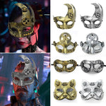 Steampunk Mask Phantom Masquerade Cosplay Ball Half Face Women Men Punk Costume Halloween Party Costume Props Decorate Accessory