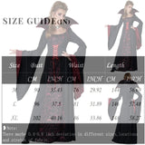 Women'S Halloween costume disfraz Halloween dress Flared Sleeve halloween Costumes dress Witch Vampire Gothic Cosplay