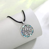 Tetragrammaton Necklace Wiccan Protection Amulet Pentacle Star Jewelry