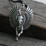 Egypt Silver Bastet goddess of Cats Ancient Egyptian Pendant Necklace Ancient Treasures Ancientreasures Viking Odin Thor Mjolnir Celtic Ancient Egypt Norse Norse Mythology