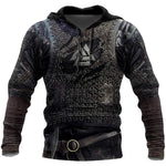 Elevate Your Street Style with 2024 Men's Hoodies: Featuring Eagle Tattoo Patterns and Viking-Inspired 3D Prints for a Fashionable and Casual Harajuku Hip Hop Look, Perfect for Autumn and Winter