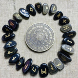 AAAA+Natural Rrose Crystal Rune Blacks Stone Irregular Divination Fortune-telling Healing Meditation Gift Collection