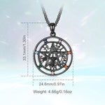 Tetragrammaton Necklace Wiccan Protection Amulet Pentacle Star Jewelry