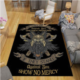 he Vikings Pattern Floor Mats Soft Rug Area Carpet Living Room Carpet Bedroom Geometric Carpet Non-Slip Mat