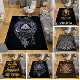 he Vikings Pattern Floor Mats Soft Rug Area Carpet Living Room Carpet Bedroom Geometric Carpet Non-Slip Mat