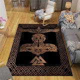 he Vikings Pattern Floor Mats Soft Rug Area Carpet Living Room Carpet Bedroom Geometric Carpet Non-Slip Mat