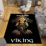 he Vikings Pattern Floor Mats Soft Rug Area Carpet Living Room Carpet Bedroom Geometric Carpet Non-Slip Mat