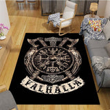 he Vikings Pattern Floor Mats Soft Rug Area Carpet Living Room Carpet Bedroom Geometric Carpet Non-Slip Mat