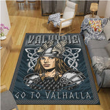 Pangan Wicca Vikings Pattern Floor Mats Soft Rug Area Carpet Living Room Carpet Bedroom Geometric Carpet Non-Slip Mat