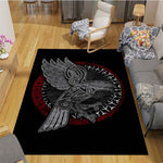 Pangan Wicca Vikings Pattern Floor Mats Soft Rug Area Carpet Living Room Carpet Bedroom Geometric Carpet Non-Slip Mat