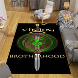 he Vikings Pattern Floor Mats Soft Rug Area Carpet Living Room Carpet Bedroom Geometric Carpet Non-Slip Mat