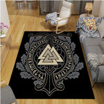 Pangan Wicca Vikings Pattern Floor Mats Soft Rug Area Carpet Living Room Carpet Bedroom Geometric Carpet Non-Slip Mat