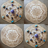 Crystal Grid~Mandala Crystal Grid #8 - Altar Decoration