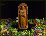 【Wood Sculpture】Danu, mother goddess, Dana, Irish goddess, pagan goddess, wiccan, wicca, altar, druid, witches, gaelic, celtic