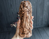 【Wood Sculpture】Lilith, Inanna, Ishtar, Astarothn Sumerian Wiccan Goddess of Feminine Wisdom pagan goddes wicca altar witches