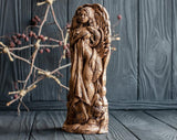 【Wood Sculpture】Lilith, Inanna, Ishtar, Astarothn Sumerian Wiccan Goddess of Feminine Wisdom pagan goddes wicca altar witches