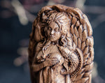 【Wood Sculpture】Lilith, Inanna, Ishtar, Astarothn Sumerian Wiccan Goddess of Feminine Wisdom pagan goddes wicca altar witches