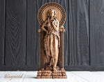 【Wood Sculpture】Persephone statue, Kore figurine, Greek goddess, the queen of the underworld, pagan goddess of spring, wiccan, wicca, altar, witches,