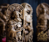 【Wood Sculpture】Njord statue Wood Sculpture, wood carving