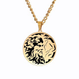 Pendant Necklaces Gold-color Dawapara King of The Gods Zeus Pendant Necklace Ancient Greek Mythology Stainless Steel Jewelry|Pendant Necklaces| Ancient Treasures Ancientreasures Viking Odin Thor Mjolnir Celtic Ancient Egypt Norse Norse Mythology