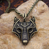 Pendants & Necklaces Antique Bronze Plated Viking Wolf Head Necklace Ancient Treasures Ancientreasures Viking Odin Thor Mjolnir Celtic Ancient Egypt Norse Norse Mythology
