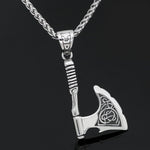 Pendants & Necklaces Stainless Steel Huskarlar Viking Axe Necklace Ancient Treasures Ancientreasures Viking Odin Thor Mjolnir Celtic Ancient Egypt Norse Norse Mythology
