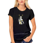 Design Witch T-Shirt - Village Witch Pagan Wicca Deer Skull T-Shirt Vintage Men Gift...