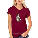 Design Witch T-Shirt - Village Witch Pagan Wicca Deer Skull T-Shirt Vintage Men Gift...