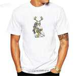 Design Witch T-Shirt - Village Witch Pagan Wicca Deer Skull T-Shirt Vintage Men Gift...