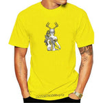 Design Witch T-Shirt - Village Witch Pagan Wicca Deer Skull T-Shirt Vintage Men Gift...