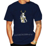 Design Witch T-Shirt - Village Witch Pagan Wicca Deer Skull T-Shirt Vintage Men Gift...