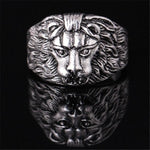 Rings CHUHAN Men's Fashion Ring Domineering Special Lion Head Male Ring Wear Jewelry for Performances or Cycling Competitions|Rings| Ancient Treasures Ancientreasures Viking Odin Thor Mjolnir Celtic Ancient Egypt Norse Norse Mythology