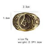 Rings Fashion Jewelry Vintage Charm Mason Freemason Masonic Rings For Men Women Christmas gift|masonic rings for men|masonic ringring for Ancient Treasures Ancientreasures Viking Odin Thor Mjolnir Celtic Ancient Egypt Norse Norse Mythology