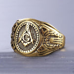 Rings Fashion Jewelry Vintage Charm Mason Freemason Masonic Rings For Men Women Christmas gift|masonic rings for men|masonic ringring for Ancient Treasures Ancientreasures Viking Odin Thor Mjolnir Celtic Ancient Egypt Norse Norse Mythology