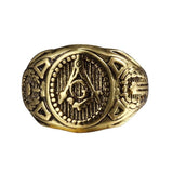 Rings Fashion Jewelry Vintage Charm Mason Freemason Masonic Rings For Men Women Christmas gift|masonic rings for men|masonic ringring for Ancient Treasures Ancientreasures Viking Odin Thor Mjolnir Celtic Ancient Egypt Norse Norse Mythology