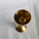ritual cup triple moon altar goblet wicca Goldplating brass tableware ceremony  Divination Astrological tool altar Chalice prop