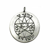 Witches Spell Amulet with Pentacles & Theban Runes As Above So Below Blessed Be