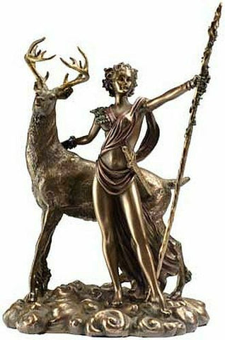 Witchcraft~DIANA STATUE Roman Goddess Mythology ARTEMIS CHILDBIRTH FERTILITY NATURE MOON