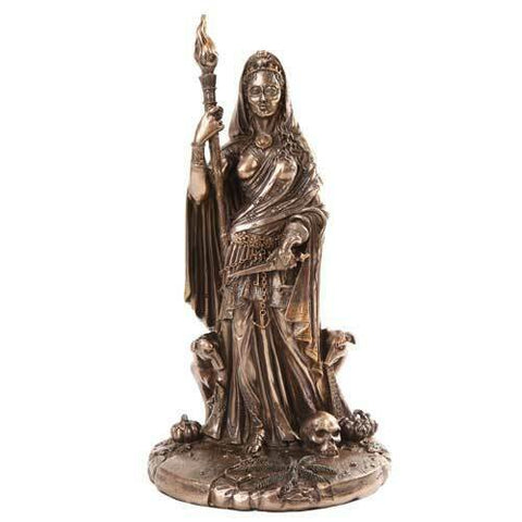 Witchcraft~HECATE STATUE Greek Goddess Titan 11+ Inches Tall MAGIC NIGHT GHOSTS WITCHCRAFT