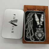 New Magicun Viking~slavic smybol owl pendant men's charm jewelry dragon necklace best gift 1pc